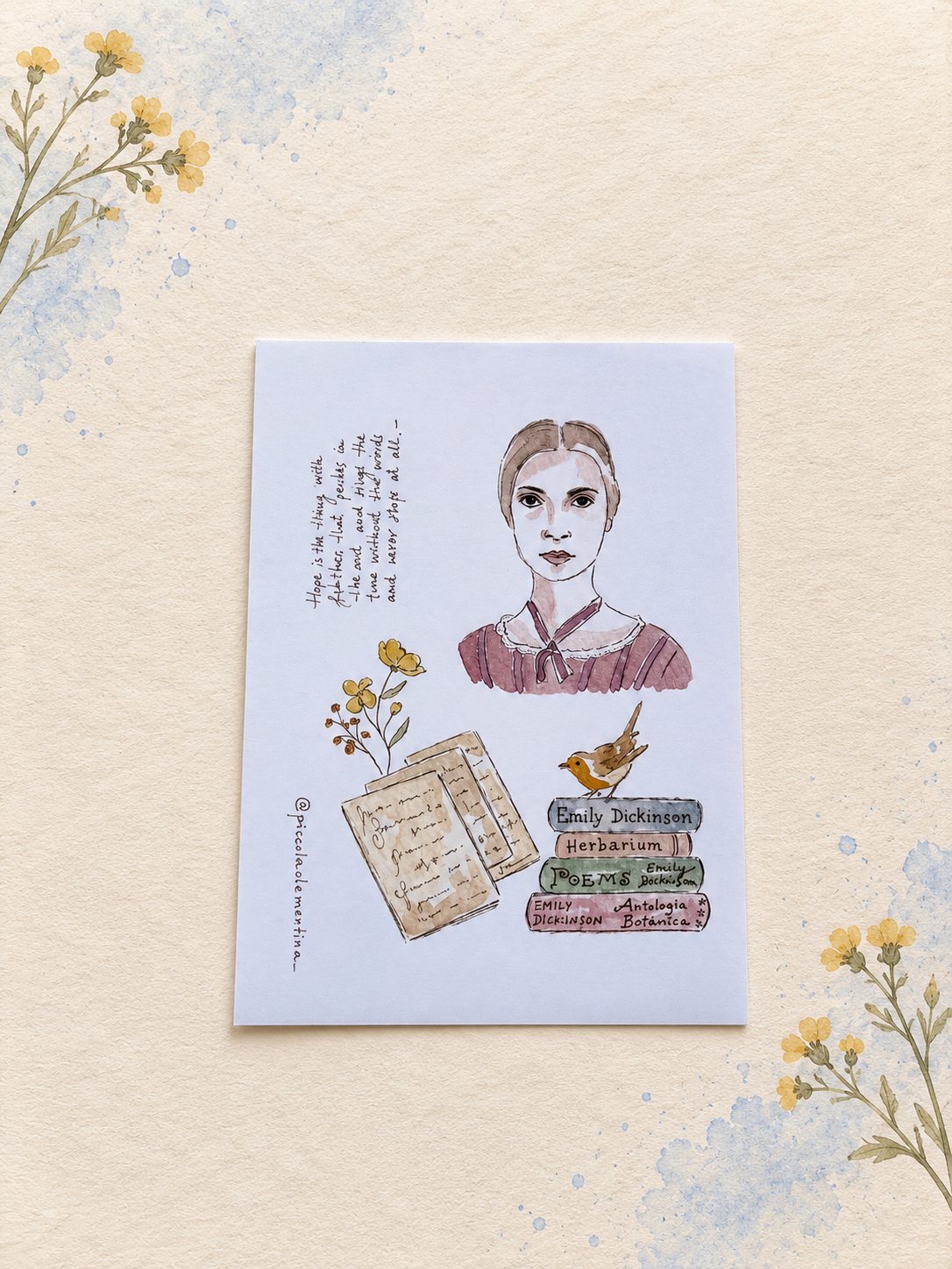 Postal Emily Dickinson
