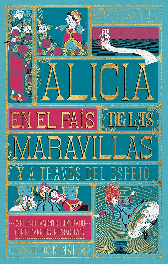 Alicia en el país de las maravillas: y Alicia a través del espejo (Clásicos ilustrados de MinaLima) cover image
