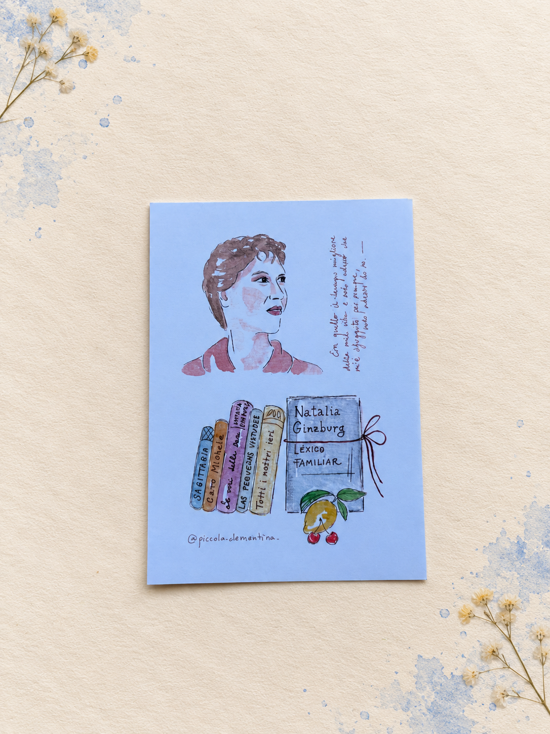 Postal Natalia Ginzburg