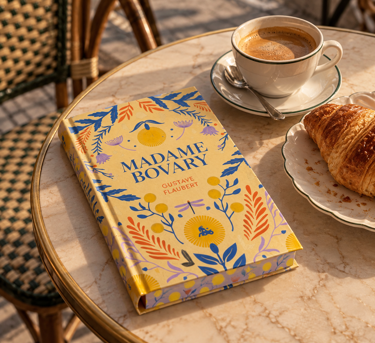 Madame Bovary.  Edición limitada con cantos decorados