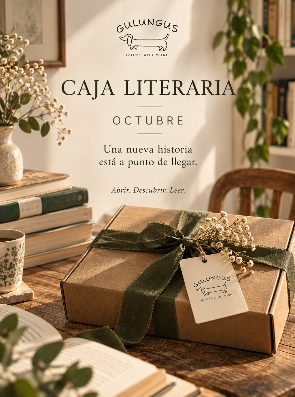 Caja literaria Gulungus - Abrimos la caja de Noviembre el dia 01